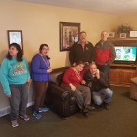 Happy Campers with their New Chair at CDS.  Lakeside Management Delivered